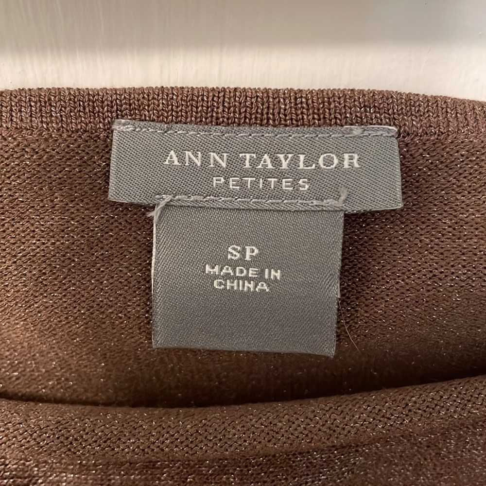 AnnTaylor Ruffle Shell/Camisole - Picture 3 of 5